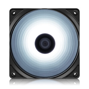 VENTILATOR DEEPCOOL PC RF120W, 120x120x25 mm, 4 white LED, Hydro Bearing, "DP-FLED-RF120-WH"