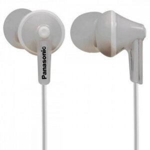 range 6Hz - 24kHz, 16W, 104dB/mW, closed type headphones, length of cord 1.2m, 3 sizes of silicone earphones "RP-HJE125E-W" (timbru verde 0.8 lei)