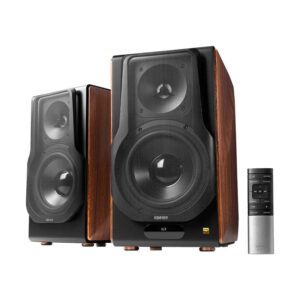 BOXE EDIFIER 2.0, RMS: 256W (2 x 8W, 1 x 120W, 1 x 120W), bluetooth, telecomanda wireless, volum, bass, treble, optical, coaxial, brown, USB, "S3000MKII" (timbru verde 11.00 lei)