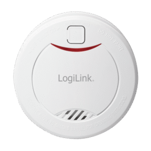 DETECTOR de fum LOGILINK, montare tavan/ perete, alarma 85 dB, buton test, baterie 3V, VdS, alb "SC0010"