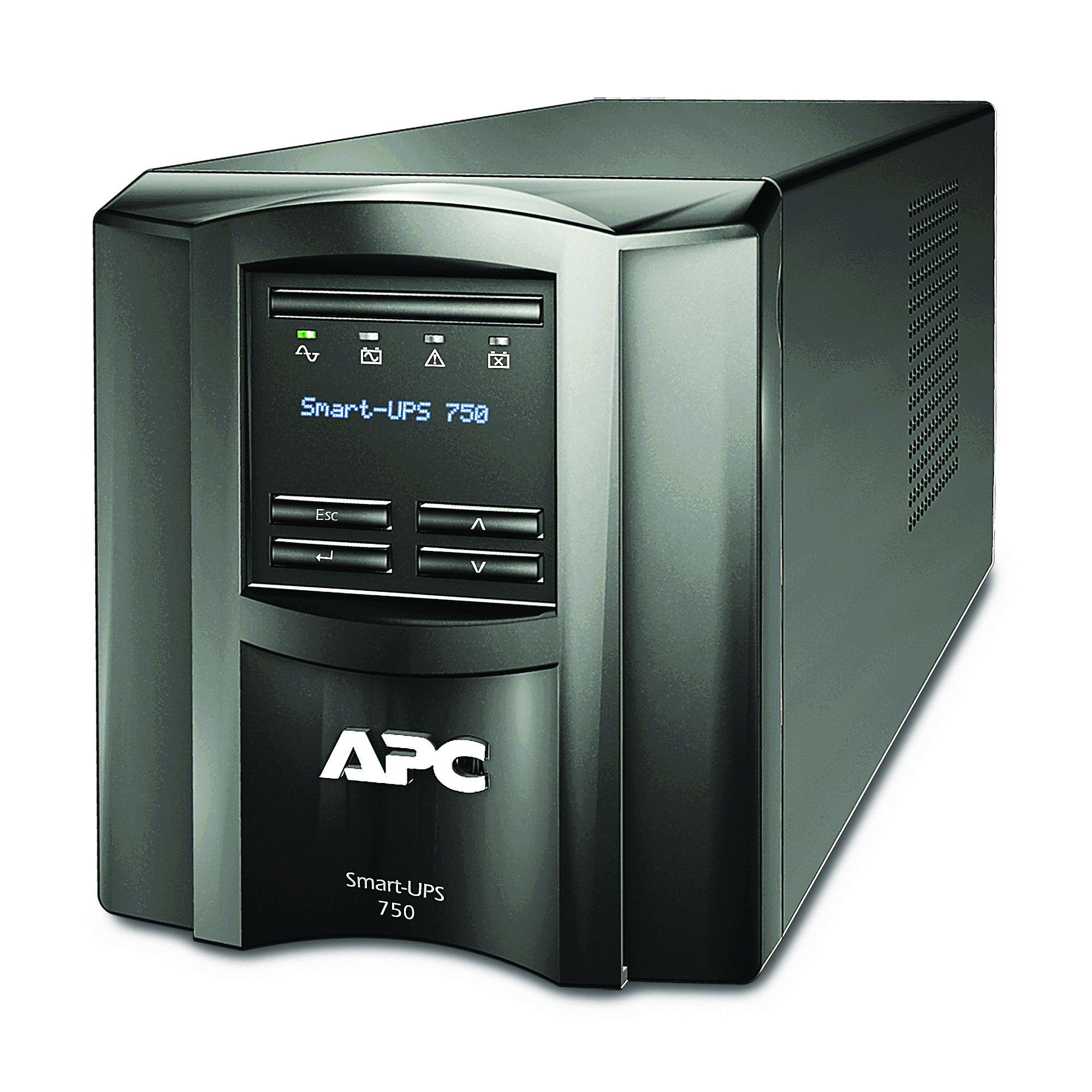 UPS APC,"Smart-UPS SMT",Line Int. sin pura mgmt,mini tower, 750VA / 500W,AVR,IECx6,1xRBC48,LCD,11-20 min.,"SMT750IC",prelungire garantie(WBEXTWAR1 YR--02/WBEXTWAR3YR--02),(timbru verde 40 lei)