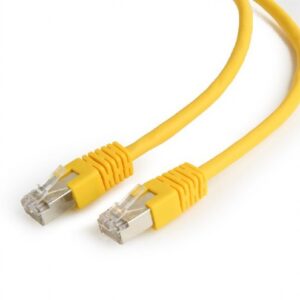 PATCH CORD UTP SPACER Cat5e, cupru-aluminiu, 10 m, galben, AWG26, "SP-PT-CAT5-10M-Y" (timbru verde 0.18 lei)