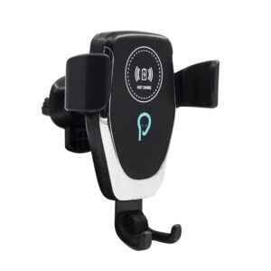 SUPORT auto si incarcator wireless SPACER pt. SmartPhone  2 in 1, fixare in grilaj, incarcare wireless Qi 10W "SPAA-AUTOCHG-01" (include timbru verde 0.18 lei)
