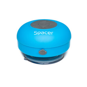 BOXA SPACER portabila bluetooth, DUCKY-BLU, RMS:  3W, control volum, acumulator 300mAh, microfon incorporat, timp de funct. pana la 4 ore, distanta max. 10m, incarcare USB, BLUE, "SPB-DUCKY-BLU" 43501769 (timbru verde 0.18 lei)