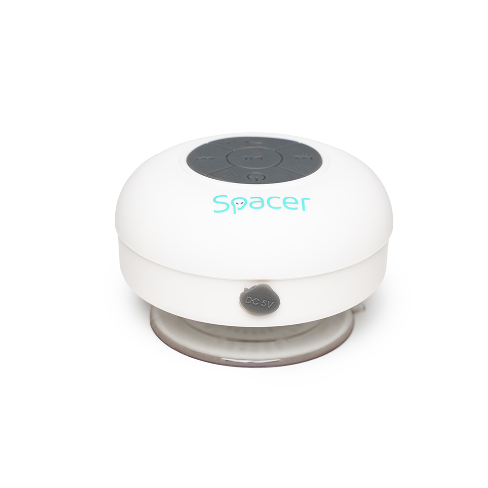 BOXA SPACER portabila bluetooth, DUCKY-WH, RMS:  3W, control volum, acumulator 300mAh, microfon incorporat, timp de funct. pana la 4 ore, distanta max. 10m, incarcare USB, WHITE, "SPB-DUCKY-WHT"  (timbru verde 0.18 lei)