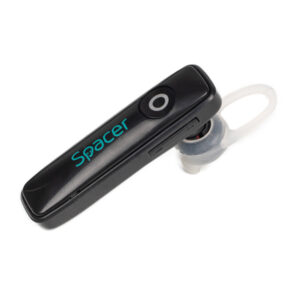 CASCA Spacer wireless, pt. smartphone, monocasca, microfon pe casca, negru, "SPBH-HF-01-BK", (timbru verde 0.18 lei)