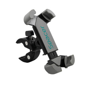 SUPORT Bicicleta SPACER pt SmartPhone, Multi-Purpose, fixare de bare de diferite dimensiuni, Negru, "SPBH-MP-01"