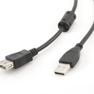 CABLU USB SPACER prelungitor, USB 2.0 (T) la USB 2.0 (M), 3m,  black "SPC-USB-AMAF-10" (timbru verde 0.18 lei)