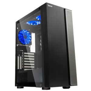 CARCASA SPACER - gaming, Middle Tower, ATX, "ICE-HERO", fara sursa, sticla securizata, 6 x fan, USB 2.0 x 2, USB 3.0 x 1, HD-Audio Jack 3.5mm x 2, mesh , " SPCS-GC-ICE-HERO" (timbru verde 0.48 lei)