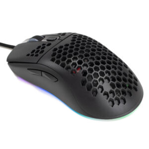 MOUSE Spacer - gaming, gaming, cu fir, USB, optic, 6.400 dpi, butoane/scroll 7/1, iluminare RGB, negru, "SPGM-ALIEN-LIGHT" (timbru verde 0.18 lei)