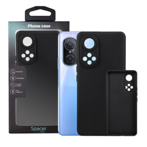 Husa Huawei telefon Nova 9, negru, tip back cover, material flexibil TPU, "SPPC-HU-N9-TPU"