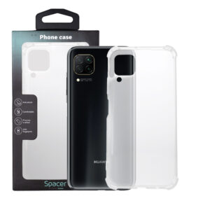Husa Huawei telefon P 40 Lite, transparent, tip back cover, protectie suplimentara antisoc la colturi, material flexibil TPU, "SPPC-HU-P-40L-CLR"