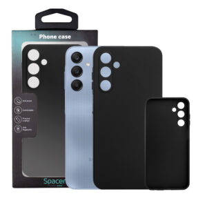 Husa Samsung Galaxy A25 Spacer, negru, grosime 1.5mm, material flexibil TPU "SPPC-SM-GX-A25-TPU"