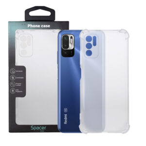Husa Xiaomi Redmi Note 10 5G Spacer, transparenta,  grosime 1.5mm, protectie suplimentara antisoc la colturi, material flexibil TPU "SPPC-XI-RM-N105G-CLR"