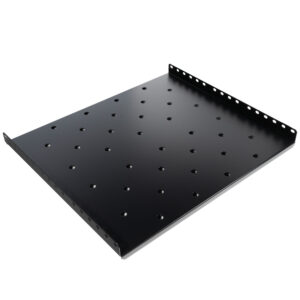 RAFT FIX SPACER 1U pentru rack 19", adancime 425mm, sarcina maxima 60Kg, vopsea antistatic, otel 1.2mm, black, "SPSF-1U425-BK-03"