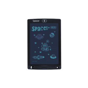 TABLETA LED SPACER pentru scris si desenat, interactiva, e-learning, 8.5 display, black, baterie CR1220 "SPTB-LED"   (timbru verde 0.8 lei)