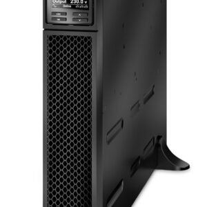 UPS APC, "Smart-UPS SRT", Online cu sinusoida pura, tower, 2200VA / 1980W, AVR, IEC x 10, 1 x baterie APCRBC141, display LCD, back-up 11 - 20 min., "SRT2200XLI" (timbru verde 40 lei)