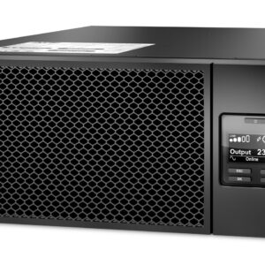 UPS APC,"Smart-UPS SRT",Online cu sinusoida pura,rack,6000VA / 6000W,AVR,IECx10,1xAPCRBC140,LCD,1-10 min.,"SRT6KRMXLI",prelungire garantie(WBEXTWAR1YR--05/WBEXTWAR3YR--05),(timbru verde 40 lei)
