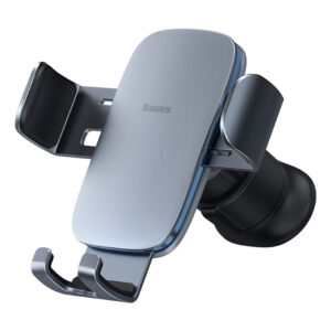 SUPORT AUTO Baseus Metal Age II pt. SmartPhone, fixare grila ventilatie, ofera posibilitatea reglarii unghiului de vizionare pe verticala si orizontala (360 de grade),gri "SUJS000013" - 6932172605223