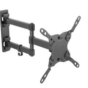 SUPORT de perete Superior, pt 1 TV/monitor plat, extra slim, diagonala compatibila 13-42 inch, unghi reglabil sus-jos si stanga-dreapta, VESA compatibil max 200×200, max 20 Kg "SUPSTV010"