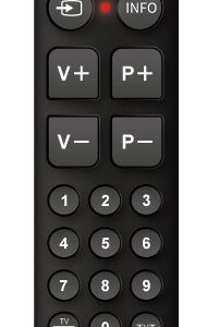 TELECOMANDA UNIVERSALA Superior, compatibila televizoare Samsung, LG, Philips, Sony, Panasonic, bateriile (2 x AAA) nu sunt incluse, negru "SUPTRB014" 44503088 (timbru verde 0.08 lei)