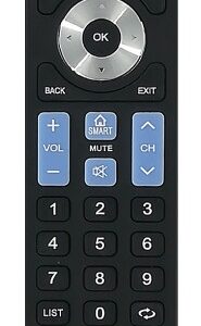 TELECOMANDA UNIVERSALA Superior, compatibila televizoare Samsung, LG, Philips, Sony, Panasonic, bateriile (2 x AAA) nu sunt incluse, negru "SUPTRB019" 44503089 (timbru verde 0.08 lei)