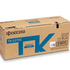 Toner Original Kyocera Cyan, TK-5270C, pentru ECOSYS M6230|M6630, 6K, (timbru verde 1.2 lei) , "TK-5270C"