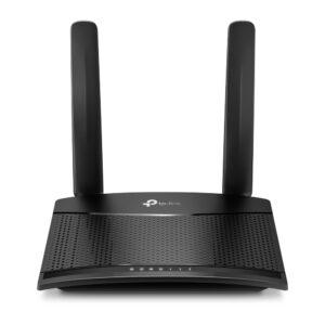 ROUTER TP-Link wireless 300Mbps. 4G micro sim slot, 2 porturi 10/100Mbps, antena externa x 2 "TL-MR100" (timbru verde 0.8 lei) - 393965