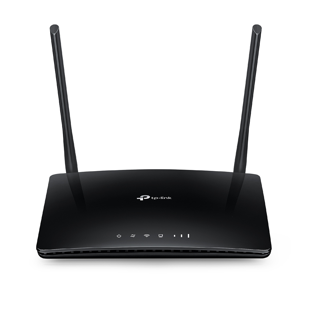 ROUTER TP-LINK wireless. 4G LTE (desktop),  300Mbps, 3 porturi 10/100Mbps + 1 WAN/LAN, "TL-MR6400" (timbru verde 0.8 lei)