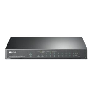 SWITCH TP-LINK 10-Port Gigabit Desktop Switch cu 8-Port PoE+, 123W total power, carcasa metal "TL-SG1210MPE" (timbru verde 2 lei)