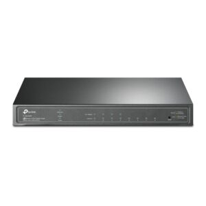 SWITCH PoE TP-LINK  8 porturi Gigabit (4 PoE+), IEEE 802.3at/af, carcasa metalica "TL-SG2008P" (timbru verde 2 lei)