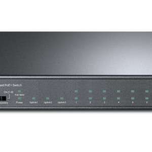 Switch POE+ TP-Link 8-Port 10/100Mbps + 3-Port Gigabit Desktop Switch with 8-Port PoE+, carcasa metalica "TL-SL1311MP" (timbru verde 2 lei)