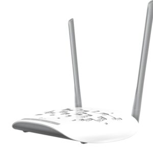 ACCESS POINT TP-LINK wireless 300Mbps, port 10/100Mbps, 2 antene externe, pasiv PoE, 2T2R, Client, Universal/ WDS Repeater, wireless Bridge, WPA/WPA2, QSS "TL-WA801N" (timbru verde 0.8 lei)