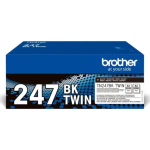 Dual-Pack  Original Brother Black, TN247BKTWIN, pentru HL-L3210|L3270|DCP-L3510|L3550|MFC-L3730|L3770, 3K, (timbru verde 1.2 lei) , "TN247BKTWIN"