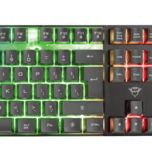 Kit TASTATURA si Mouse TRUST - gaming, "GXT 838 Azor", cu fir, 104 taste, format standard, switch , USB, negru, "TR-23289" (timbru verde 0.8 lei)