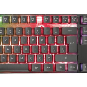 TASTATURA TRUST- gaming, "GXT 835 Azor", cu fir, 104 taste, format standard , USB, negru, "TR-23651" (timbru verde 0.8 lei)