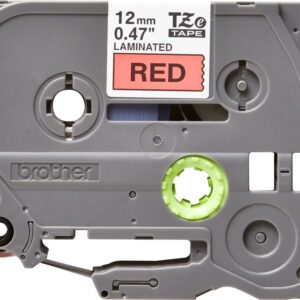 Banda laminata Original Brother Black on Red, TZE431, pentru E105|E110|H100|H101|H105|H110|H111|P300|128|200|1000|1010|1090|1100|1120|1130|1160|1170|1180|1190|1200|1230|1280|1290|6100|7100|ST1150, 12mm, incl.TV 0 RON, "TZE431"