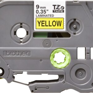 Banda Laminata Original Brother Black on Yellow, TZE621, pentru H105WB|P-TOUCH PT-E110VP|D400|D450|D600VP|E300VP|E550WVP|H110|H500|P700|P750W|PT-D210|PT-D210VP, 9mm x 8m, incl.TV 0 RON, "TZE621"