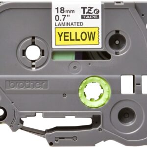 Banda laminata Original Brother Black on Yellow, TZE641, pentru D400|D450|E300|H300|18R|300|310|320|340|1300|1700|1750|1760|1800|1810|1830|1880|1890|1900|1910|1950|1960|2030|2040|2100|2110|ST5, 18mm, incl.TV 0 RON, "TZE641"