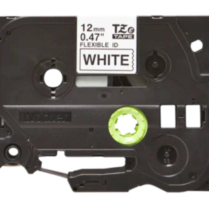 Banda laminata Original Brother Black on White, TZEFX231, pentru E105|E110|H100|H101|H105|H110|H111|P300|128|200|1000|1010|1090|1100|1120|1130|1160|1170|1180|1190|1200|1230|1280|1290|6100|7100|ST1150, 12mm, incl.TV 0 RON, "TZEFX231"