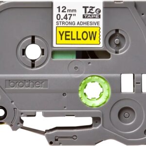 Banda laminata Original Brother Black on Yellow, TZS631, pentru E105|E110|H100|H101|H105|H110|H111|P300|128|200|1000|1010|1090|1100|1120|1130|1160|1170|1180|1190|1200|1230|1280|1290|6100|7100|ST1150, 12mm, incl.TV 0 RON, "TZES631"