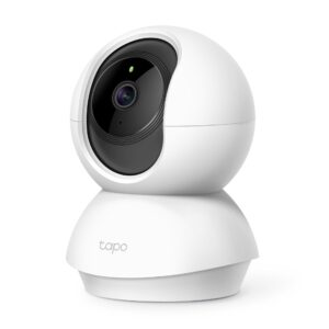 CAMERA IP TP-LINK, wireless, cube, pt. interior, dist. IR 9 m, tip lentila fixa 4 mm, 3 Mpx, microfon, carcasa plastic, slot SD card, "Tapo C210" (timbru verde 0.8 lei)