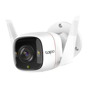 CAMERA IP Exterior TP-LINK , 2K QHD 2560x1440, IP66, dist. IR 30 m, tip lentila fixa 4 mm, 4 Mpx, RJ-45 + wireless, microfon, carcasa plastic, slot SD card da, "Tapo C320WS" (timbru verde 0.8 lei)