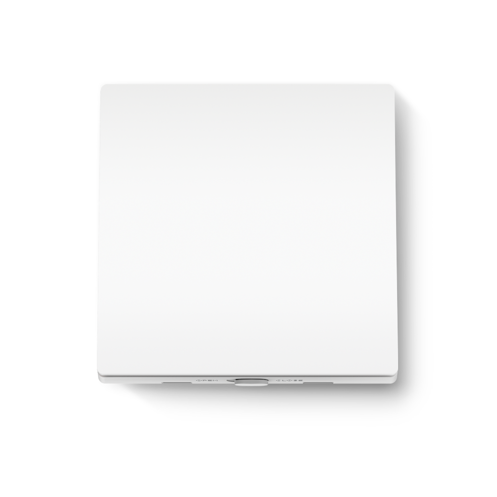 INTRERUPATOR inteligent TP-LINK, necesita hub Tapo H100 pentru functionare, programare prin smartphone aplicatia Tapo, 2 x baterii AAA, WiFi, alb "Tapo S210" (timbru verde 0.18 lei)