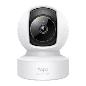 CAMERA IP TP-LINK, cube, pt. interior, wireless + 1×10/100 Mbps RJ45, dist. IR 12 m, rotatie 360 grade, 4 MP, 2K QHD (2560 × 1440 MP), microfon, carcasa plastic, slot SD card, "Tapo C222" (timbru verde 0.8 lei)