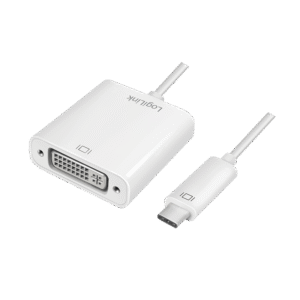 ADAPTOR video LOGILINK, adaptor USB-C (T) la DVI-I DL (M) 24+5pin, 0.15m, conectori nichelati, rezolutie maxima Full HD (1920 x 1200), plastic, dublu ecranaj, alb, "UA0245A" (timbru verde 0.18 lei)