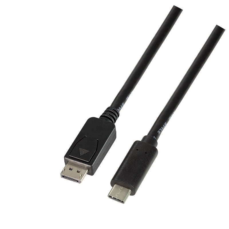 CABLU video LOGILINK, adaptor USB 3.1 Type-C (T) la DisplayPort (T), 1.8m, rezolutie maxima 4K UHD (3840 x 2160) la 60 Hz, negru, "UA0335" (timbru verde 0.18 lei)