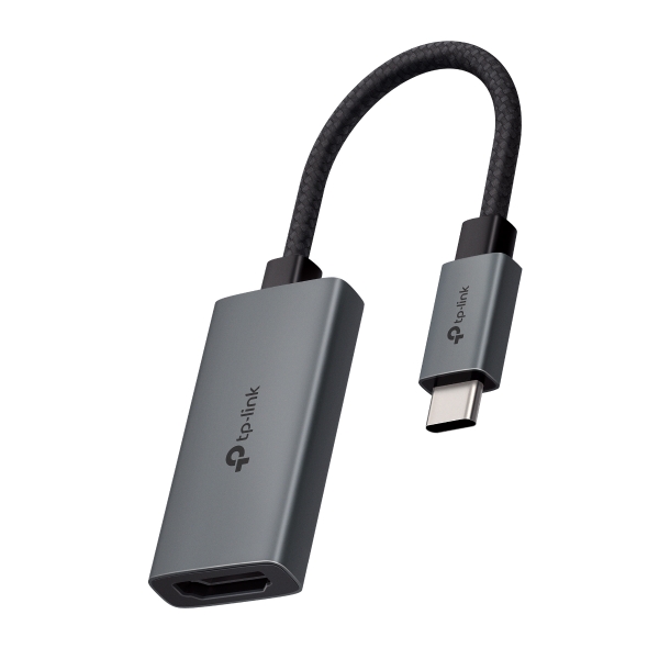ADAPTOR video TP-Link, USB Type-C (T) la 1 x HDMI (M) 4K(3840 x 2160) la 60 Hz, gri "UA520C" (timbru verde 0.08 lei)
