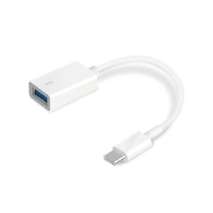 CABLU ADAPTOR TP-Link, USB Type-C(T) to USB 3.0(M), 10cm, alb "UC400" (timbru verde 0.08 lei)