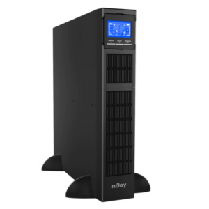 UPS Njoy "Balder 1000", Online, Tower/rack, 1000 W, fara AVR, IEC x 8, display LCD, back-up 11 - 20 min. "UPCMCOP110HBAAZ01B" (timbru verde 11 lei)